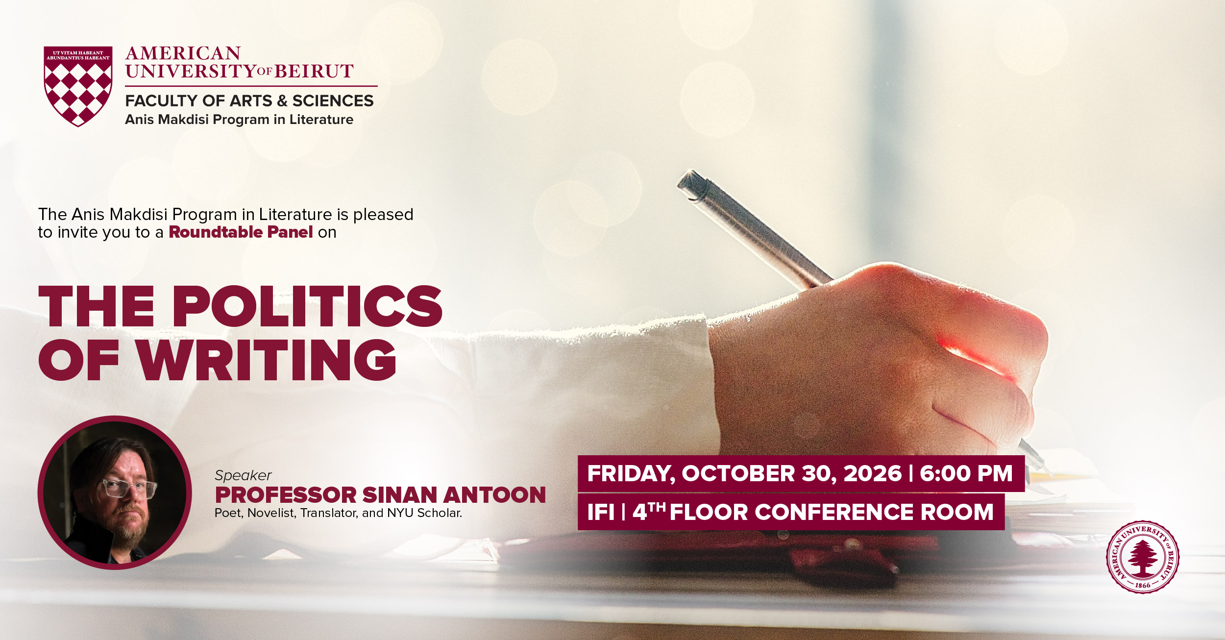AMPL_OIB_FAS_Politics of Writing_Oct 2026